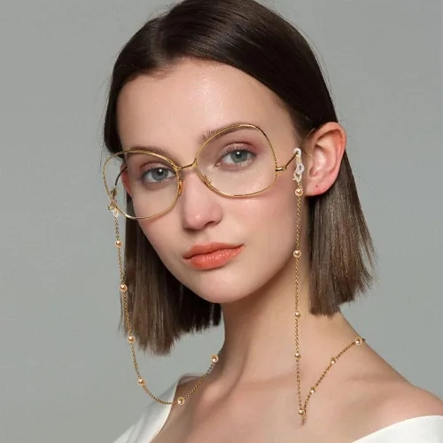 Vista 5 de ONESING 4 Pcs Eyeglass Chains for Women Eyeglasses String Holder Glasses Strap Eyewear Chain Glasses Cord Lanyard Gift
