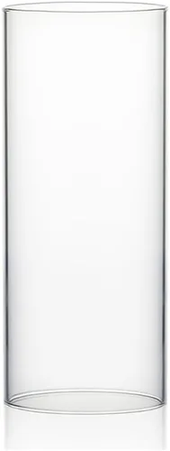 Vista 37 de WGVI Funda para portavelas Hurricane, ancho de 2 pulgadas, altura de 12 pulgadas, portavelas cilíndrico de vidrio transparente, tubo de chimenea