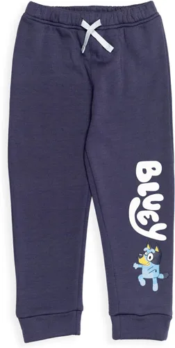 Vista 4 de Conjunto de sudadera con capucha y pantalones de forro polar Bluey para niños pequeños de tamaños 2T a 7-8