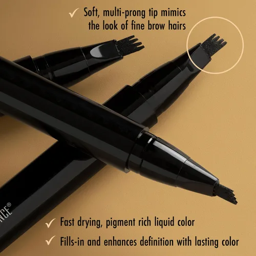 Vista 2 de Black Radiance Eye Appeal™ Micro Brow Pen Marrón Oscuro