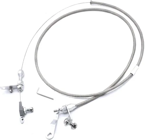 Vista 6 de Cable de Arranque de Acelerador Hilo de Acelerador Trenzado de Acero Inoxidable para Accesorios de Transmisión de Coche Ford C4 C-4 Detent