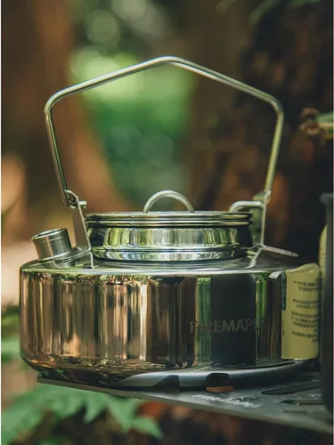 Vista 6 de Fire-Maple Antarcti - Tetera de acero inoxidable para campamento, 0,6 L