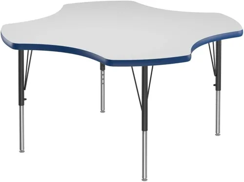 Vista 35 de Correll - Mesa rectangular de 24 x 36 pulgadas, mesa de actividades superior de borrado en seco, altura ajustable (19 a 29), laminado de alta