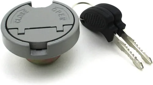 Vista 4 de DJ-Motor Tapa de combustible de gas con cerradura para tanque de metal 50cc 70cc 90cc 110cc 125cc 140cc 150cc 200cc 250cc ATV Quad Go Kart Bike