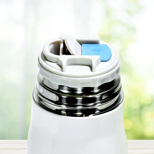 Vista 7 de AGH 4 vasos de sublimación en blanco de acero inoxidable de 17 onzas, botellas de agua aisladas al vacío de doble pared con tapa a prueba de fugas