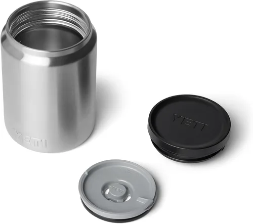 Vista 3 de YETI Rambler - Tarro de alimentos de 24 onzas, aislado al vacío, acero inoxidable, con tapa hermética, acero inoxidable