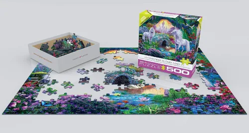 Vista 3 de EuroGraphics - Rompecabezas Unicornios en el Mundo de Hadas por Jan Patrik