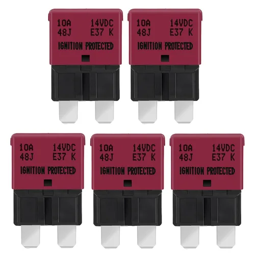 Vista 14 de GLOSO Circuit Breakers E37 Auto (T1) Reset Low Profile ATC/ATO - 1 Pack (3A)
