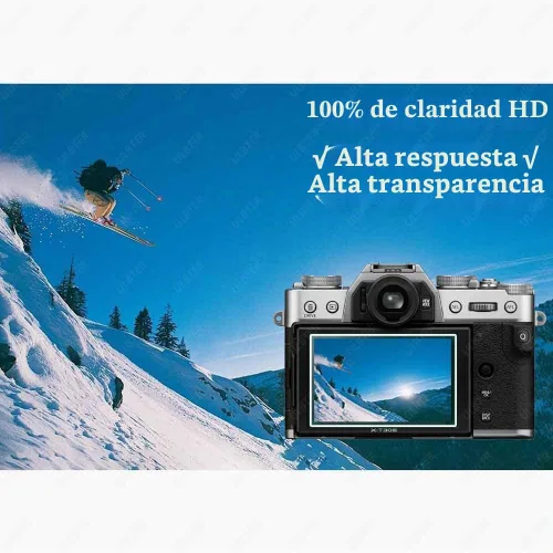 Vista 5 de ULBTER Paquete de 3 protectores de pantalla para Fujifilm X-T30 III Fuji