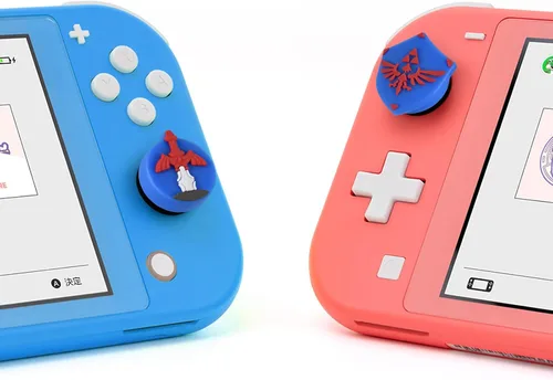 Vista 6 de DLseego Zelda Skyward Sword - Tapas de agarre para el pulgar para Switch & Switch Lite & Switch OLED Joy Con Joystick Protive Button Caps
