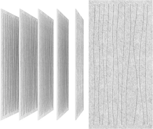 Vista 9 de UMIACOUSTICS Paquete de 3 paneles acústicos grandes absorbentes de sonido, paneles acústicos ignífugos de 48 x 24 x 0.4 pulgadas, paneles