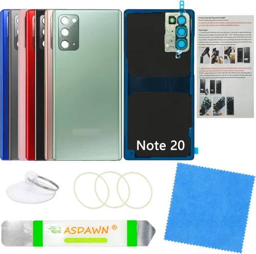 Vista 40 de Para Galaxy Note 8 SM-N950 All Carriers Reemplazo de cristal del panel Cinta preinstalada + lente de cámara preinstalada + kit de herramientas