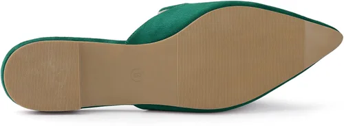 Vista 5 de Allegra K Sandalias planas con punta puntiaguda para mujer