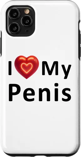 Vista 13 de Funda para iPhone 16 I Love My Penis I Heart My Penis para el día de San Valentín