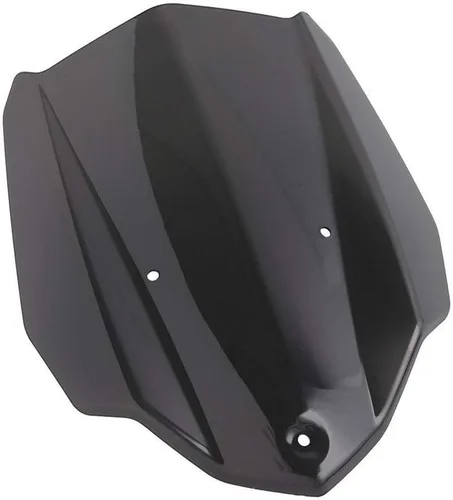 Vista 6 de GLoyer Motorcycle Windshield Compatible with MT03 MT 03 2016-2018 Mounting Bracket Windshield Smoke Color and Black Color Moto Windscreens Wind