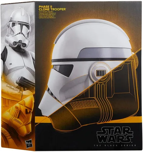 Vista 2 de STAR WARS The Black Series Phase II Clone Trooper - Casco electrónico premium, juego de rol coleccionable de The Clone Wars, niños a partir de 14