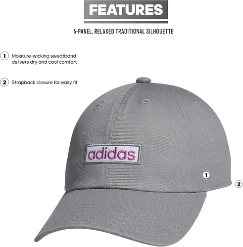 Vista 2 de adidas - Gorra Contender ajustable y relajada para mujer