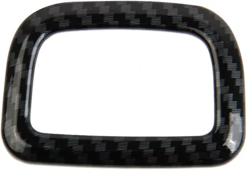 Vista 3 de Ajustes de la cubierta del botón del interruptor del maletero de fibra de carbono para Chevrolet Corvette C8 2020-2025