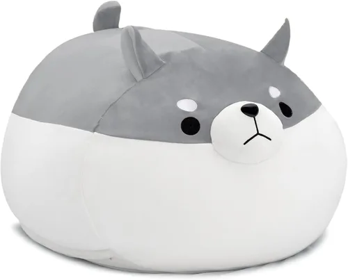 Vista 9 de Funda para puf para niños, almacenamiento de animales de peluche, suave y lavable, para niños y niñas, organizador de almacenamiento de juguetes