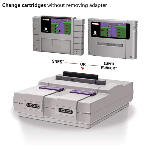 Vista 3 de My Arcade My Arcade Super Cartridge Converter - Super Famicom to SNES Game Cartridge Adapter - Super NES