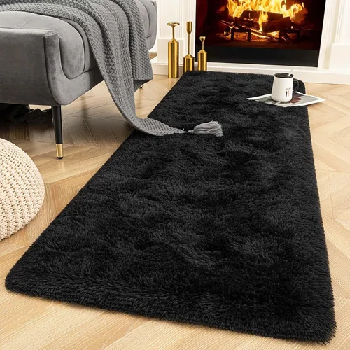 Vista 27 de Ompaa Alfombra Esponjosa, Alfombras de Área Súper Suaves y Peludas para Dormitorio y Sala de Estar - 6' x 9' Alfombra Grande de Felpa Peluda Shag