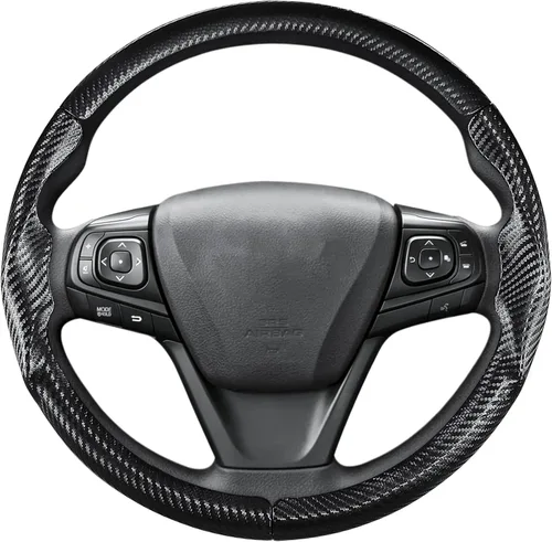 Vista 16 de Funda para volante Toyota Camry (2007-2011)/Highlander (2008-2013), accesorios (negro)