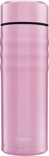 Vista 12 de Kyocera Taza de viaje con tapa giratoria, 17oz, negro azabache