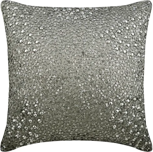 Vista 13 de The HomeCentric Funda de almohada personalizada, fundas de almohada decorativas de 12 x 12 pulgadas (11.8 x 11.8 in), color plateado, fundas de 16.