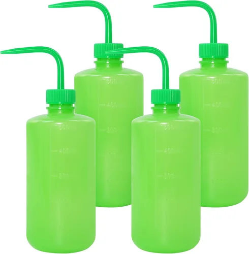 Vista 11 de Paquete de 4 botellas de lavado de tatuajes con difusor de chorro de agua (negro, 5.1 fl oz)