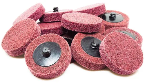Vista 5 de Benchmark Abrasives Discos de lijado de 2 pulgadas, ruedas de preparación de superficies de carburo de silicio de cambio rápido, rueda de pulido