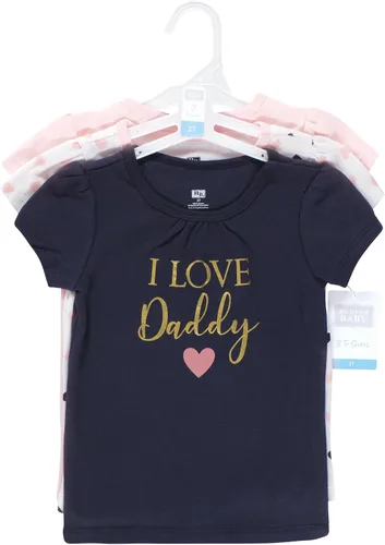 Vista 2 de Hudson Baby Camisetas unisex de manga corta para bebé