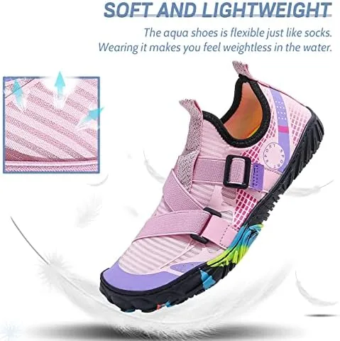 Vista 4 de Zapatos de agua para hombre zapatos de natación de secado rápido para hombres y mujeres, zapatos antideslizantes para playa, senderismo, buceo