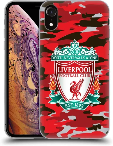 Vista 46 de Head Case Designs Funda de gel con licencia oficial del Liverpool Football Club Away Colourways Crest Camou [protección de grado militar] compatible