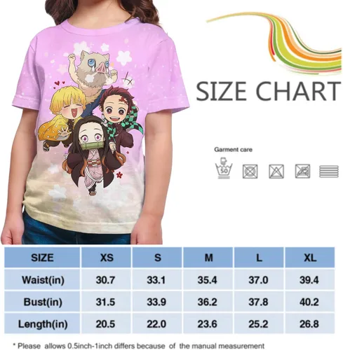 Vista 4 de KXQWB Youth Anime T-Shirts BoyGirl 3D Printed Cospaly Short Sleeve Teenage Novelty Shirt Chirld Kawaii Tee