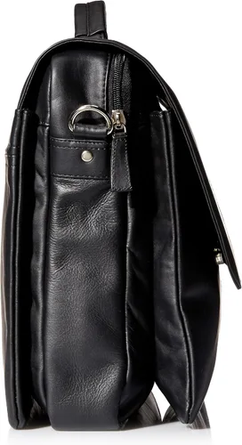 Vista 3 de Visconti - Funda de piel para negocios (tamaño grande), Negro), 658