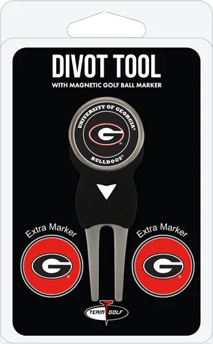 Vista 31 de Team Golf NCAA Georgia Tech Yellow Jackets Divot Tool Pack with 3 Golf Ball Markers Divot Tool with 3 Golf Ball Markers Pack, Markers are Removable
