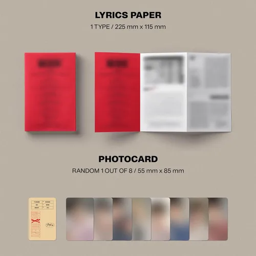 Vista 6 de Stray Kids - Mini álbum [MAXIDENT] (CASE Ver. / CHANGBIN Ver.) Estuche de papel + libro de fotos + CD-R + papel de letras + tarjeta de fotos +