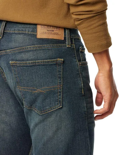 Vista 6 de Signature by Levi Strauss & Co - Jeans rectos para hombre