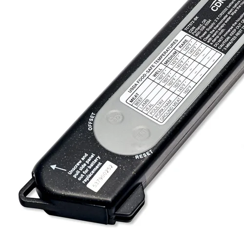 Vista 3 de CDN TCT572-B ProAccurate Termómetro de cocción plegable digital de lectura instantánea Termómetro-NSF negro