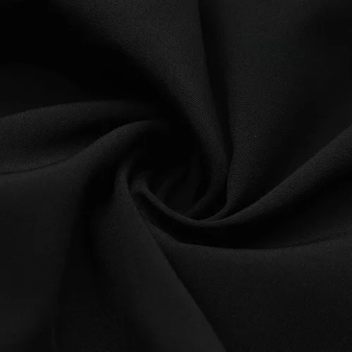 Vista 7 de Vestido de fiesta sexy con cuello en V sólido adelgazante de encaje de manga larga con abertura y abertura en la espalda