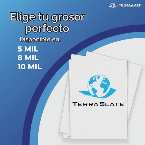 Vista 7 de TerraSlate - Papel impermeable de alta calidad, 5 mil, 8.5 x 11 pulgadas, compatible con impresora láser y copiadora, duradero y resistente a