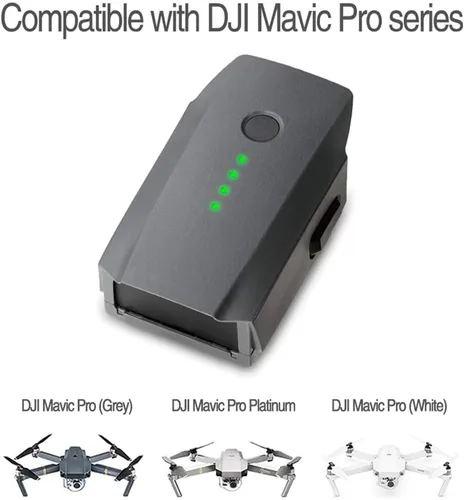 Vista 9 de Beacon Pet Mavic Pro - Batería de repuesto inteligente de vuelo 3830mAh 11.4V para DJI Mavic Pro/Pro Platinum/Alpine White