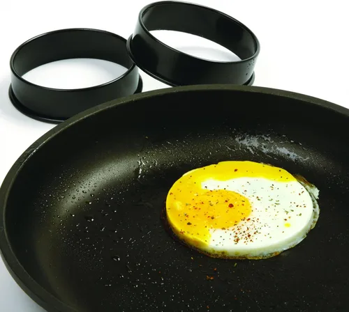 Vista 3 de Norpro NRO_666 666 - Juego de 2 anillos antiadherentes para huevos, talla única, multicolor