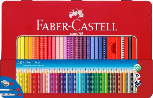 Vista 11 de Faber-Castell eraseable Color lápices Grip Conjunto de 10