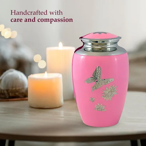Vista 3 de Trupoint Memorials Urnas de cremación para cenizas humanas adultas y mujeres, urna decorativa de entierro para hombres y mujeres adultos, grande