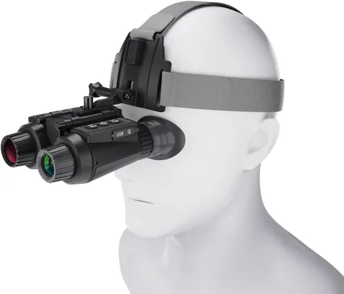Vista 2 de Aetheria NV8300 - Gafas de visión nocturna 3D 4K montadas en casco, binoculares engranaje infrarrojo de visión nocturna, telescopio de visión