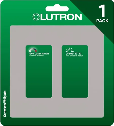 Vista 9 de Lutron Claro - Placa de cubierta para interruptor de luz, placa de pared de 2 posiciones, para interruptores de luz decorativos, cubierta