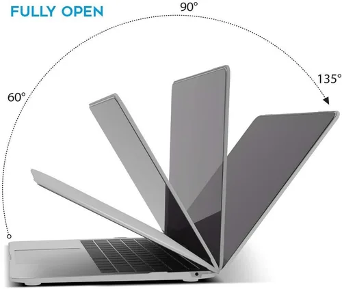 Vista 5 de IBENZER Carcasa rígida para MacBook Air de 13 pulgadas, 2020, 2019, 2018, nueva versión A2179, A1932, carcasa rígida para Apple Mac Air 13 Retina