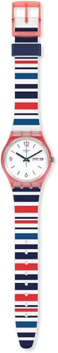 Vista 2 de Swatch Código de barras SEA Rojo - Reloj estándar