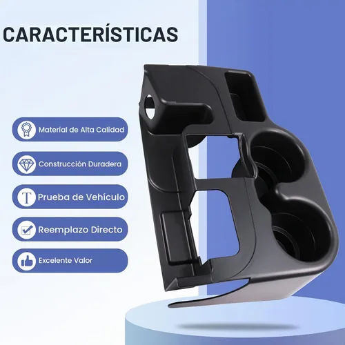 Vista 2 de DICMIC Apoyabrazos de consola central con portavasos adicional para Dodge Ram 1500 2500 3500, 2003-2012